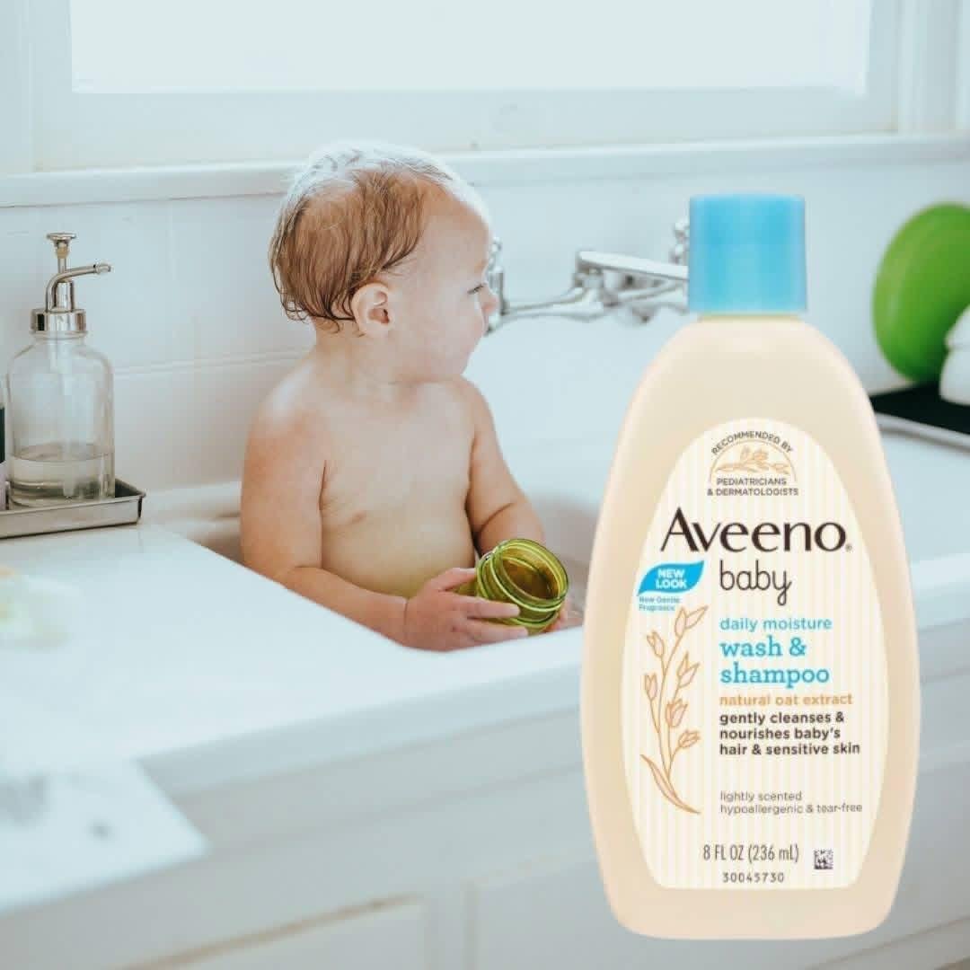 Aveeno baby daily moisture wash & shampoo (2)